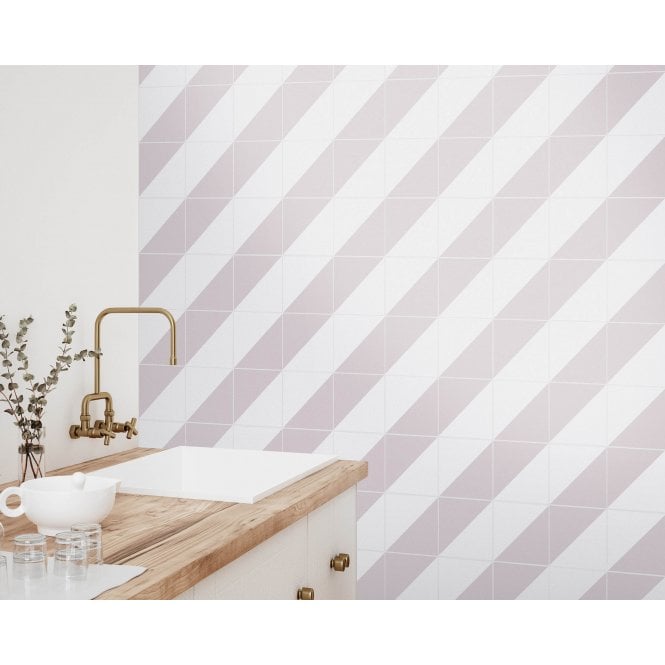 Siena Diamond Pink 20cm x 20cm Wall & Floor Tile