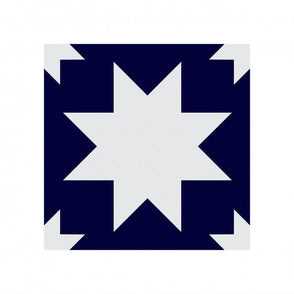 Siena Star Cobalt 20cm x 20cm Wall & Floor Tile