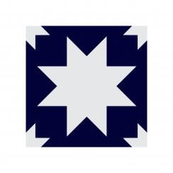 Siena Star Cobalt 20cm x 20cm Wall & Floor Tile