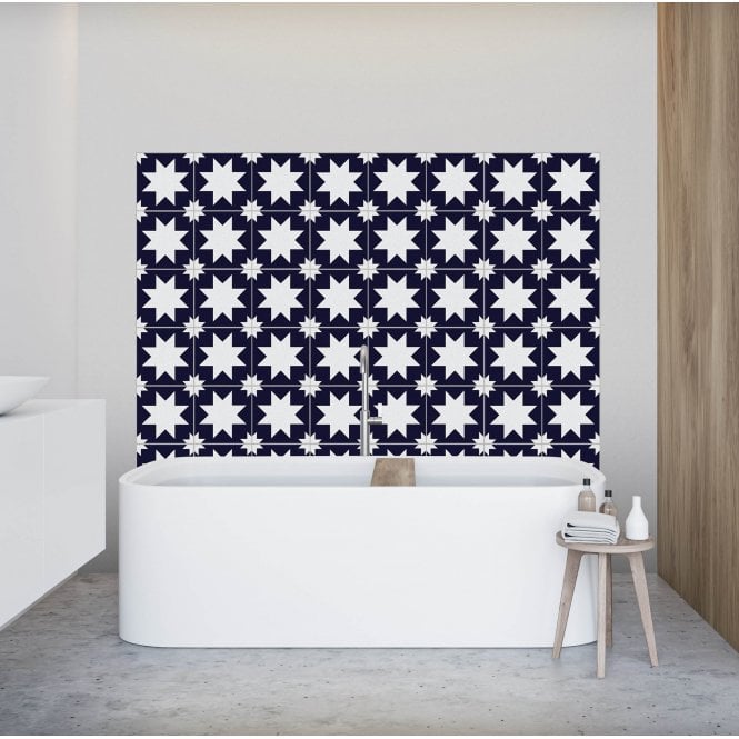 Siena Star Cobalt 20cm x 20cm Wall & Floor Tile