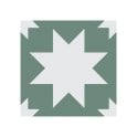 Siena Star Green 20cm x 20cm Wall & Floor Tile