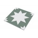 Siena Star Green 20cm x 20cm Wall & Floor Tile