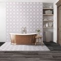 Siena Star Pink 20cm x 20cm Wall & Floor Tile