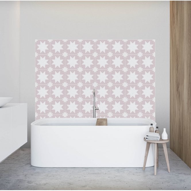 Siena Star Pink 20cm x 20cm Wall & Floor Tile