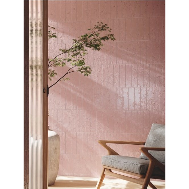 Sigma Rosa 7.5cm x 30cm Wall Tile