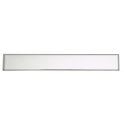 Silver Ceramic Border Tile 3cm x 20cm
