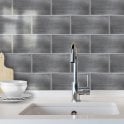 Silver Champagne 10cm x 20cm Metro Wall Tile