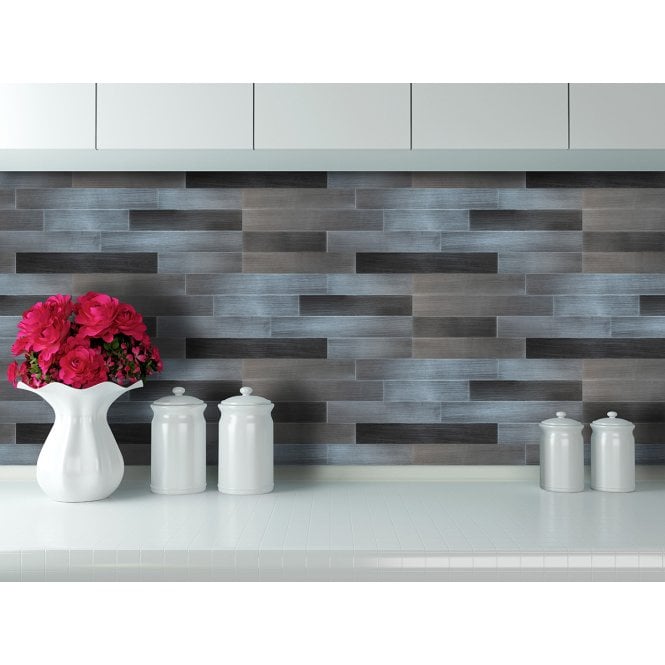 Silver Champagne 15cm x 60cm Peel & Stick Panel Tile