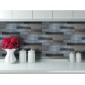 Silver Champagne 15cm x 60cm Peel & Stick Panel Tile