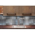 Silver Champagne Modular Peel & Stick 4 Panel Tile Set