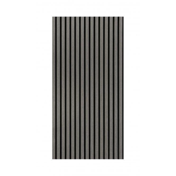 Silver Grey Acoustic Wood Panel 120cm x 60cm x 21mm