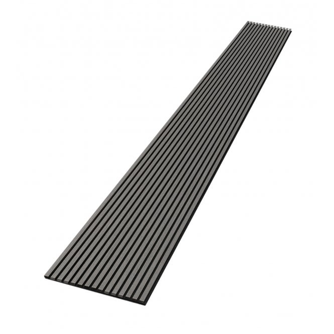 Silver Grey Acoustic Wood Panel 240cm x 60cm x 21mm