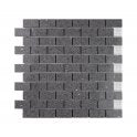 Gulfstone Silver Grey Brick Quartz 30cm x 30cm (4.8m x 2.3cm) Mosaic Tile
