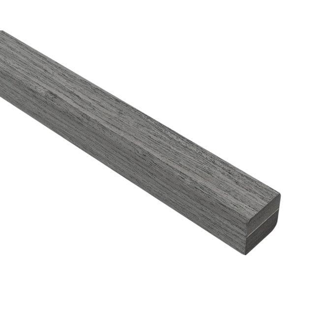 Silver Grey Corner Line Wood Panel 2.6cm x 240cm x 21mm
