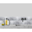 Silver Leaf 10cm x 30cm Wall Tile