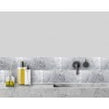 Silver Leaf 10cm x 30cm Wall Tile