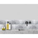 Silver Leaf 10cm x 30cm Wall Tile