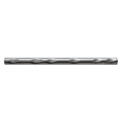 Silver Wavey Pencil Border 1.2cm x 20cm Wall Tile