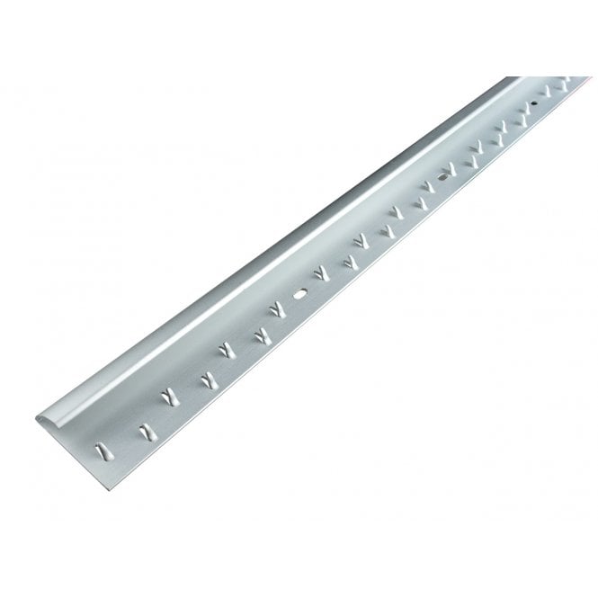 Tile Bank Single Grip Matt Silver 13mm(w) x 0.9m