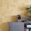 Sixties Ocre 15cm x 15cm Wall & Floor Tile