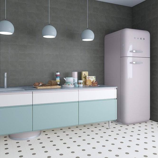 Sixties PolkaDot 15cm x 15cm Wall & Floor Tile