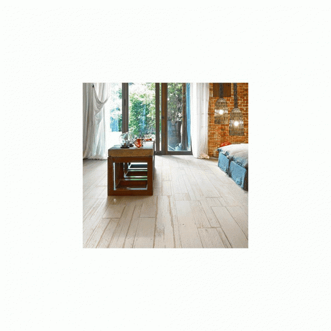 Skandi White 15cm x 120cm Wall & Floor Tile