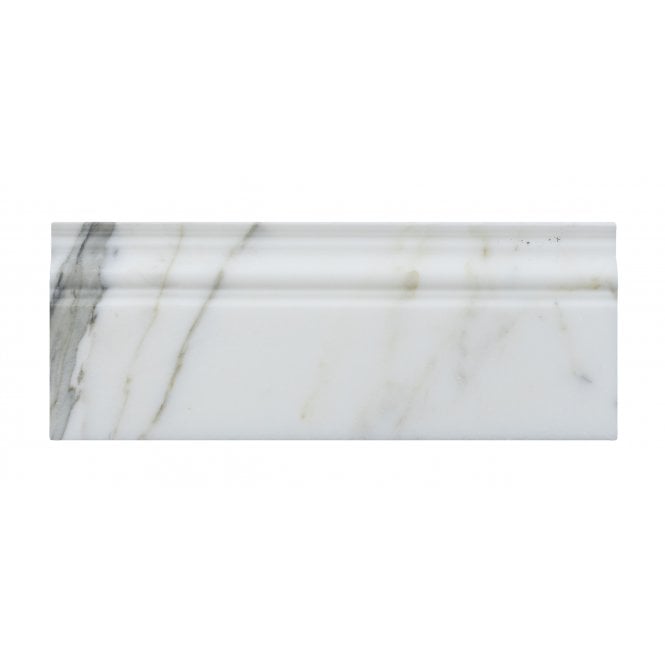 Skirting Calacatta Marble Gold 11.9cm x 30.5cm Border Tile