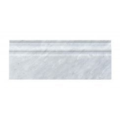Skirting Carrara Marble White 11.9cm x 30.5cm Border Tile