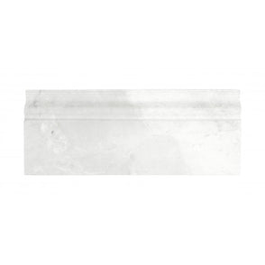 Skirting Dolomiti Marble White 11.9cm x 30.5cm Border Tile