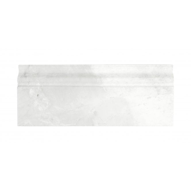 Skirting Dolomiti Marble White 11.9cm x 30.5cm Border Tile