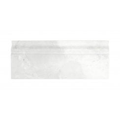 Skirting Dolomiti Marble White 11.9cm x 30.5cm Border Tile