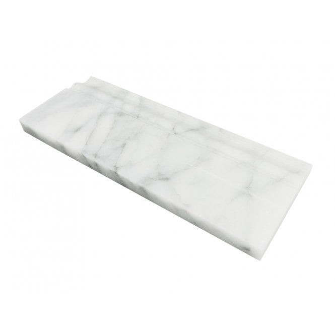 Skirting Goya Marble White 11.9cm x 30.5cm Border Tile