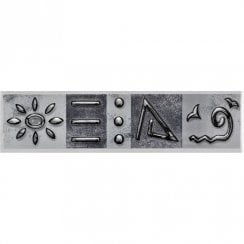 Heckstream Skuba Black 5cm x 20cm Border Tile