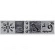 Heckstream Skuba Black 5cm x 20cm Border Tile
