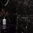 Sky Black Marble Effect Polished Porcelain 60cm x 60cm Wall & Floor Tile