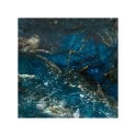 Sky Blue Marble Effect Polished Porcelain 60cm x 60cm Wall and Floor Tile