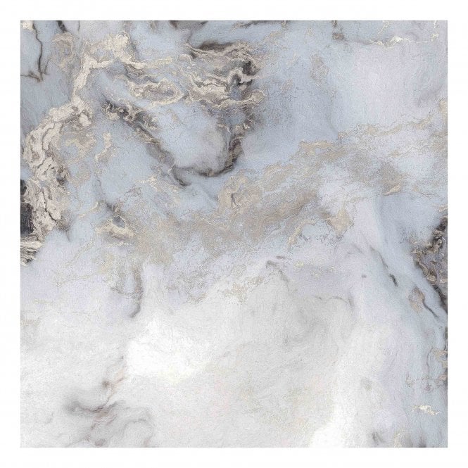 Sky Grey Marble Effect Polished Porcelain 60cm x 60cm Wall and Floor Tile