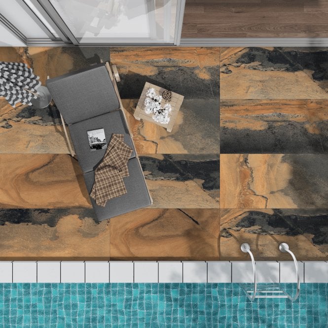 Slate Imperio 60cm x 90cm 2cm Slab Tile 21.6 SQM Project Pack