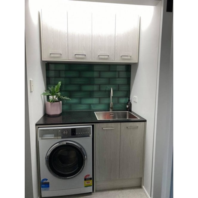 Italian Design Slide Emerald 10cm x 30cm Wall Tile