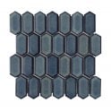 Slim-Hex Crystal Green (7.5cm x 3.8cm) 28.8cm x 29cm Mosaic Tile