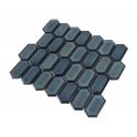 Slim-Hex Crystal Green (7.5cm x 3.8cm) 28.8cm x 29cm Mosaic Tile