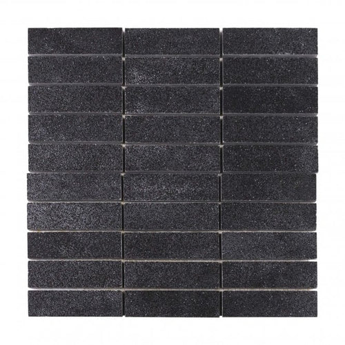 Azteca Ceramica Smart Lux Black 30cm x 30cm Mosaic Tile