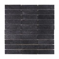 Azteca Ceramica Smart Lux Black 30cm x 30cm Mosaic Tile