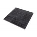 Azteca Ceramica Smart Lux Black 30cm x 30cm Mosaic Tile