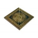 Solene Gold Key 15cm x 15cm Corner Tile