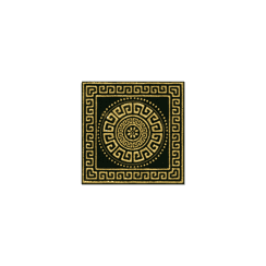 Solene Gold Key 15cm x 15cm Corner Tile