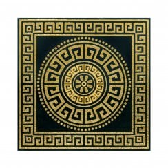 Solene Gold Key Decor 60cm x 60cm Wall and Floor Tile
