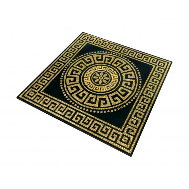 Solene Gold Key Decor 60cm x 60cm Wall and Floor Tile
