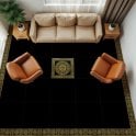 Solene Gold Key Decor 60cm x 60cm Wall and Floor Tile