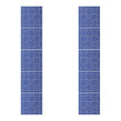 Souk Blue Fireplace 15.2cm x 15.2cm Tile Set